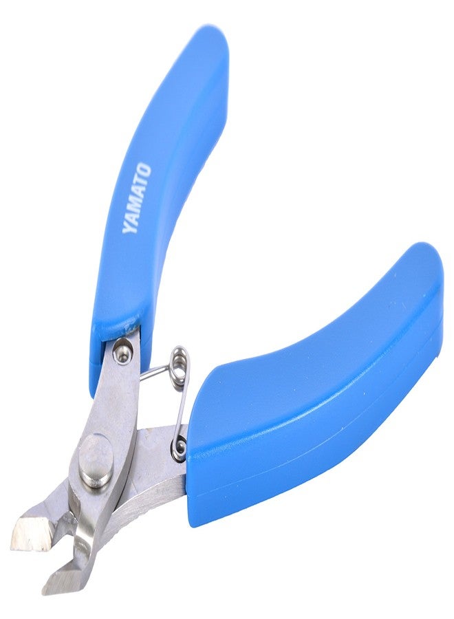 Yamato Stainless Steel Mini Diagonal Nipper, Blue - Image 3